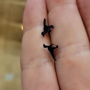 🔥LAST PAIR🔥 Velociraptor Dinosaur Stud Earrings, Unisex